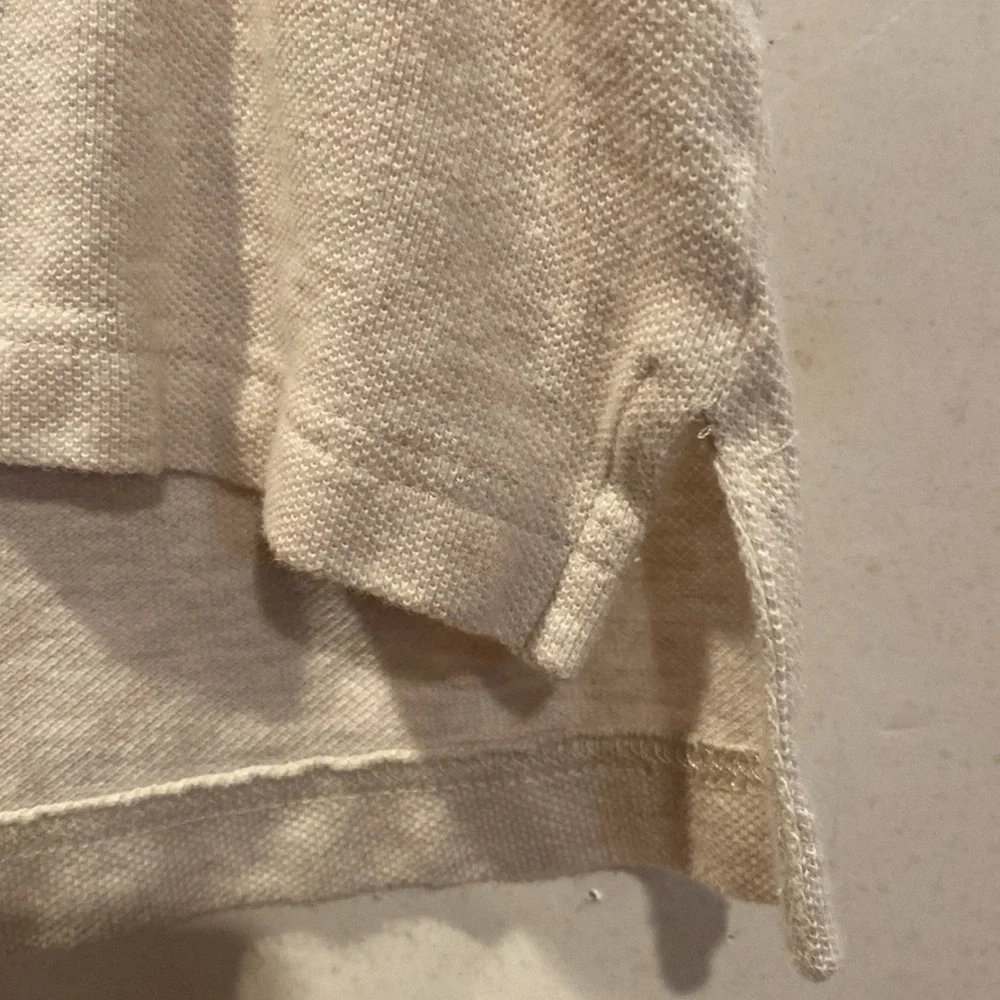 Old Navy Kids Cream Polo Shirt; Size Large